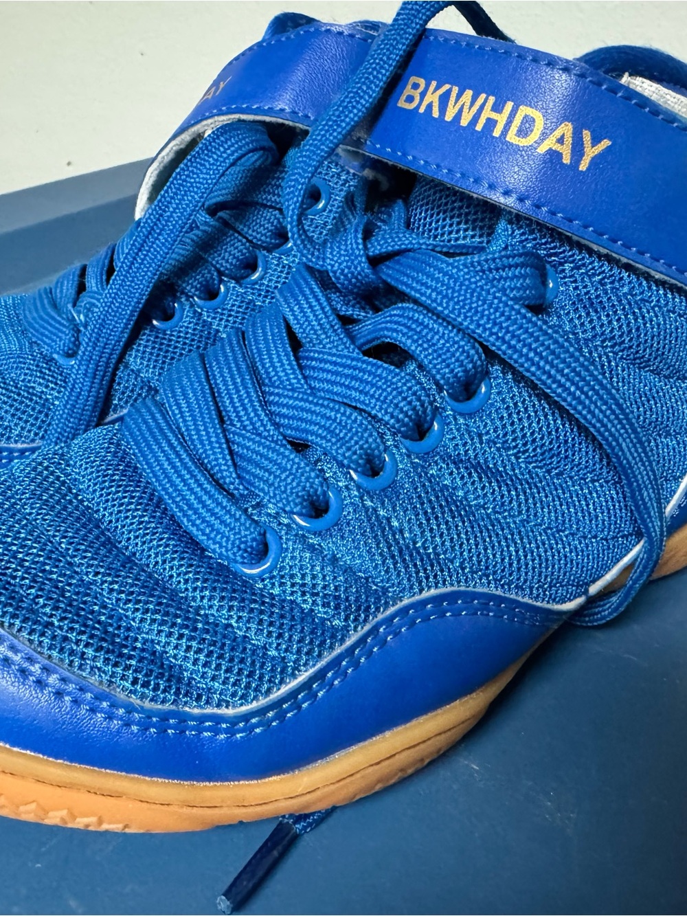 Kids Blue Athletic Sneakers
